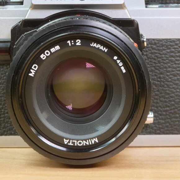 Vintage Minolta XG-M 35mm SLR Film Camera with 50mm f2 MD Lens, Made in Japan - Picture 5 of 9